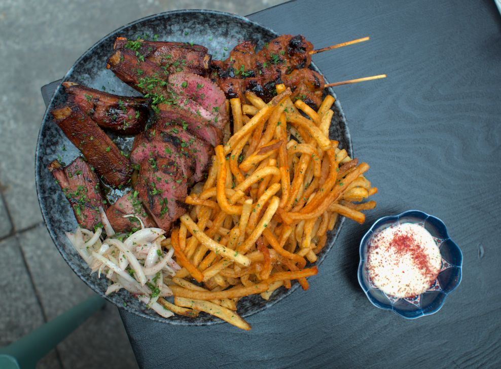 Lamb plate at Park by Sidewalk Citizen