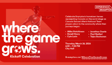City of Brampton celebrates national soccer talent at community kickoff event ahead of FIFA World Cup 26™​