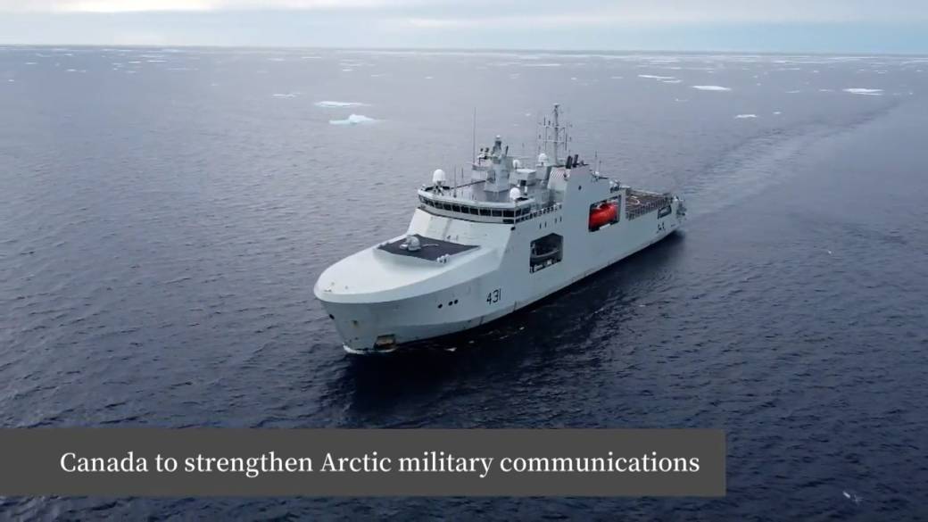 Click to play video: 'Canada to strengthen Arctic military communications'