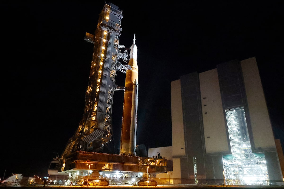 NASA hauls repaired Artemis II back to pad for early April launch