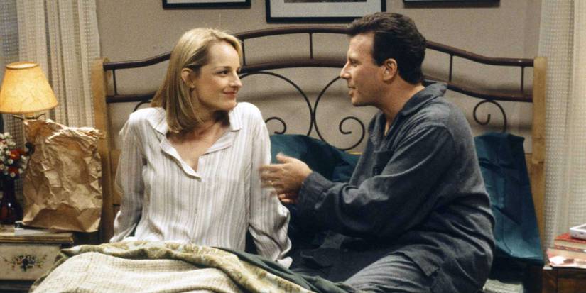 Jamie and Paul talking in bed on Mad About You