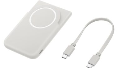 Samsung Magnet Wireless Battery Pack with USB-C cable