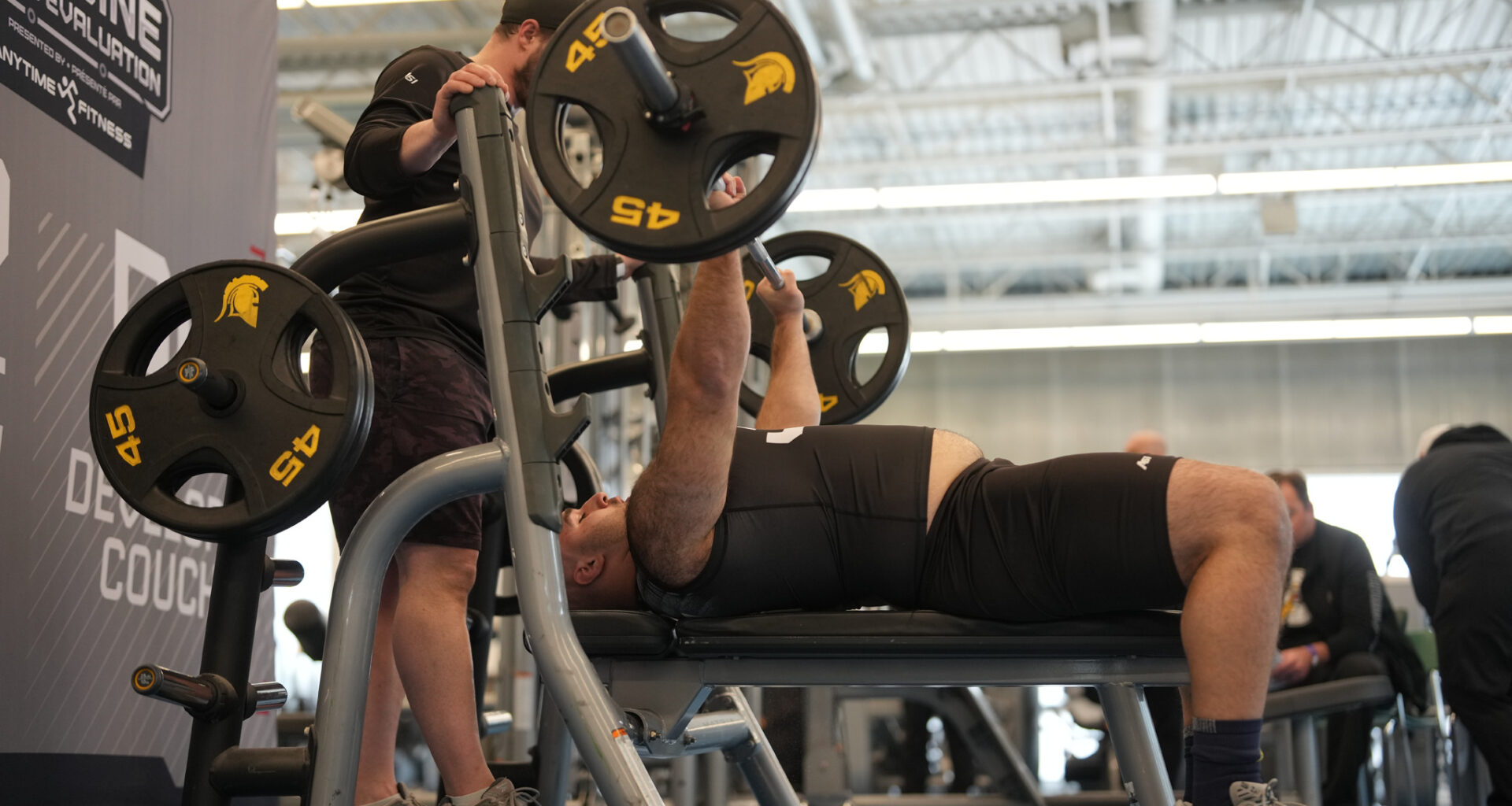Hazime lands inside top-10 all-time bench press at Invitational Combine