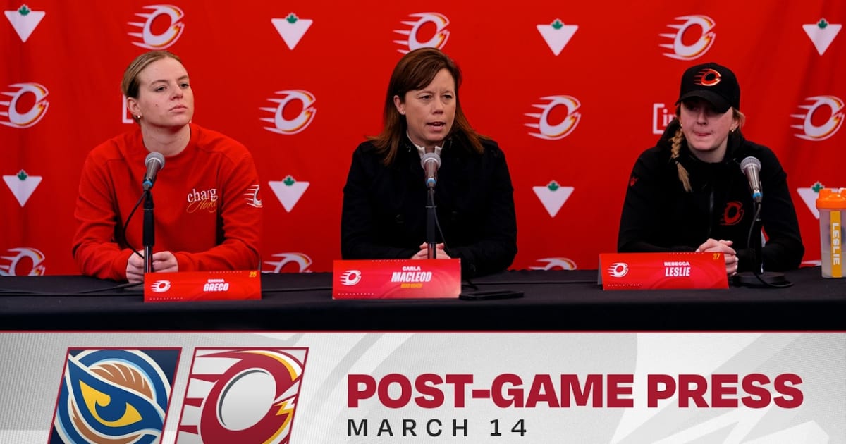 Mar 14, 2026 | OTT at VAN | Ottawa Charge Post Game Press | PWHL