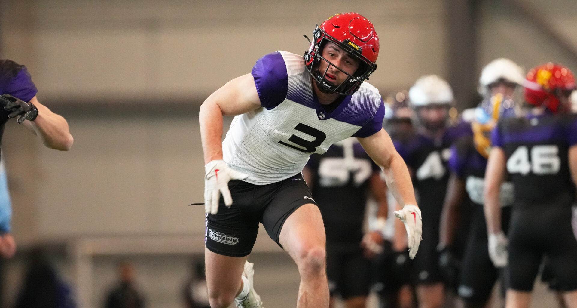 Who are the 8 standouts moving from Invitational to the CFL Combine?