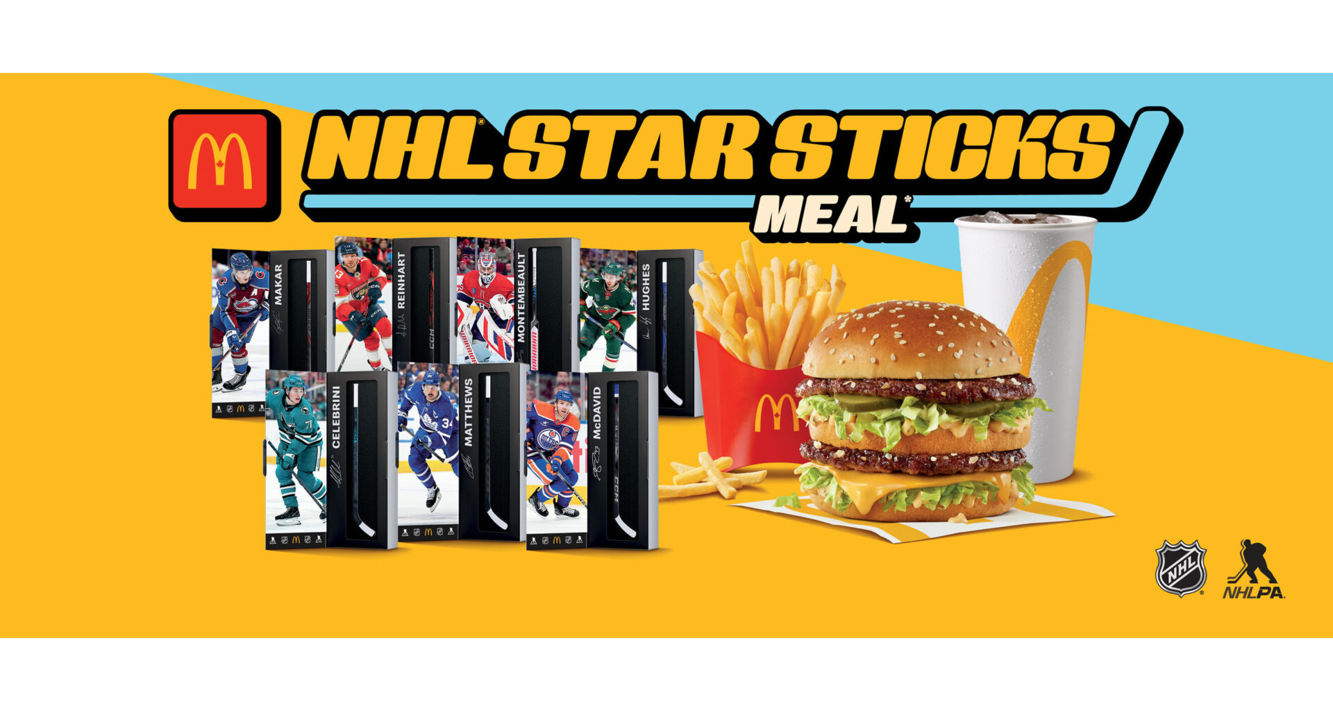 NHL's Biggest Stars Team Up with McDonald's Canada to Launch the New NHL® Star Sticks Meal