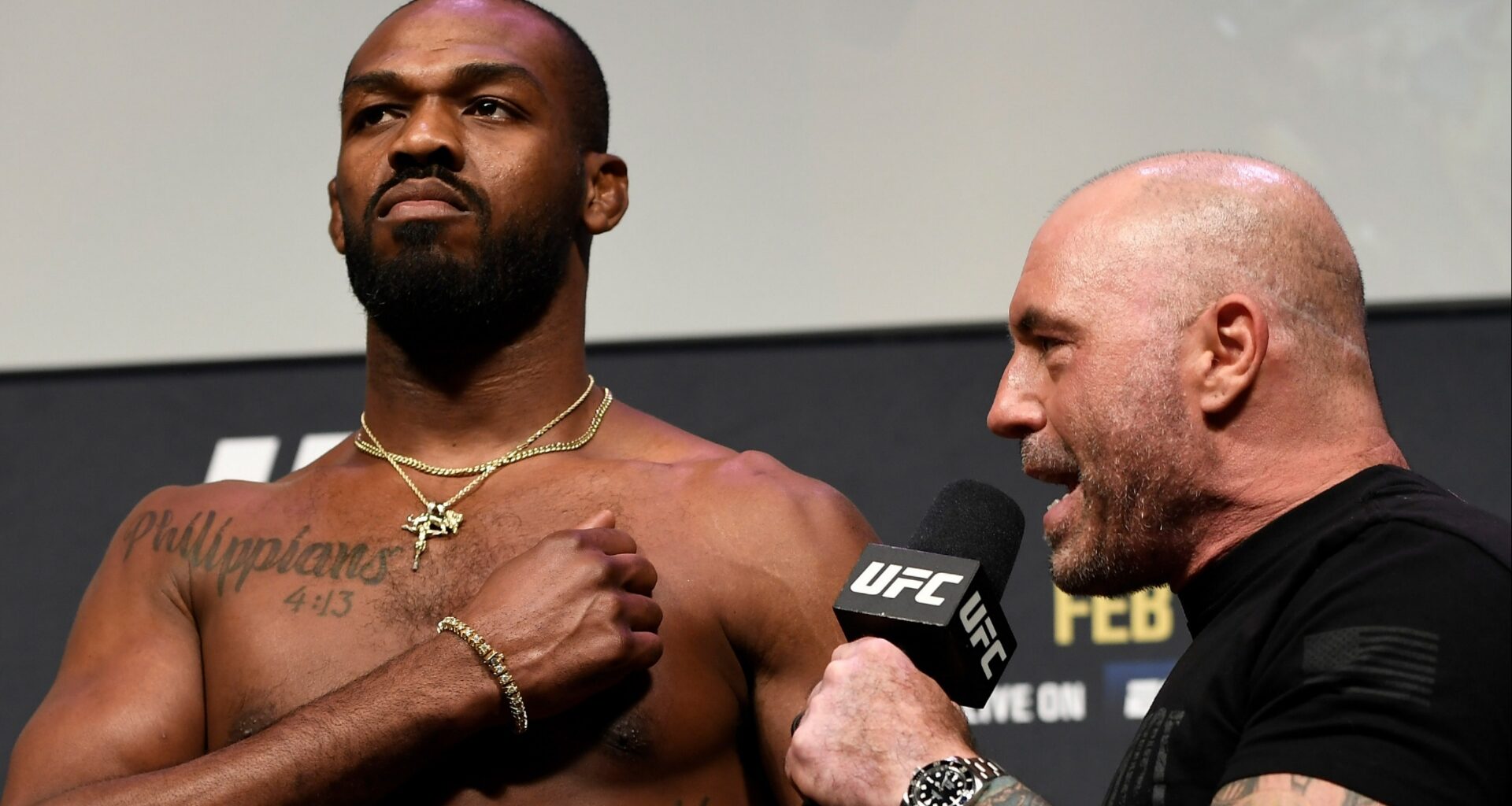 Jon Jones and Joe Rogan