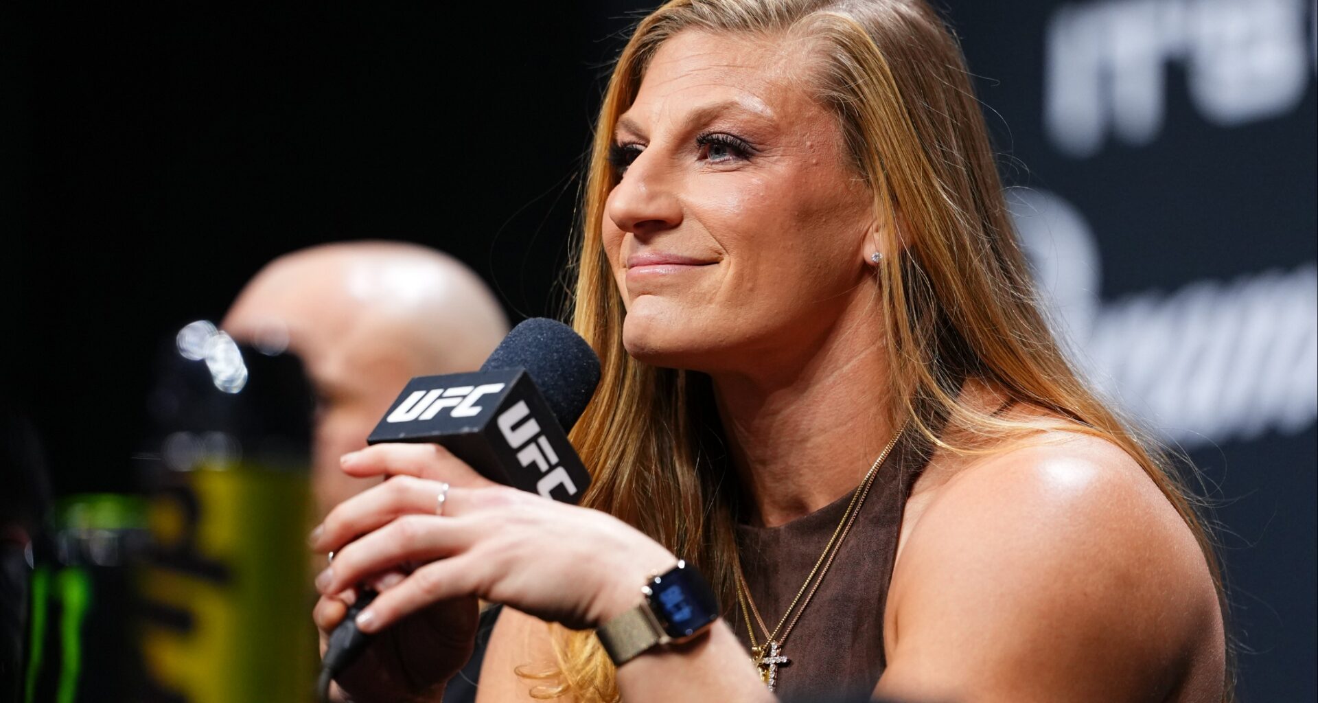 Kayla Harrison at a UFC press conference