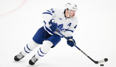 Maple Leafs' Morgan Rielly out vs. Senators with lower-body injury