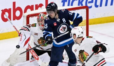Mark Scheifele completes Winnipeg Jets’ late rally with OT winner in decision over Chicago Blackhawks