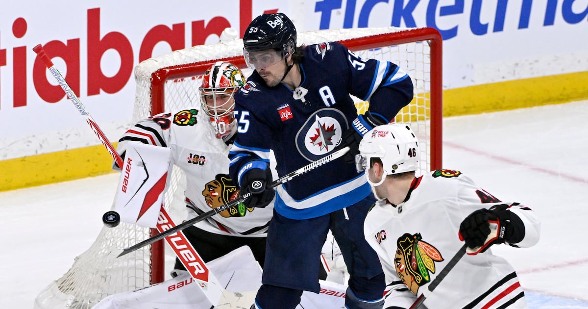 Mark Scheifele completes Winnipeg Jets’ late rally with OT winner in decision over Chicago Blackhawks