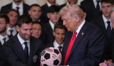 Lionel Messi and Inter Miami feted by U.S. President Donald Trump at the White House for MLS Cup title - CTV News