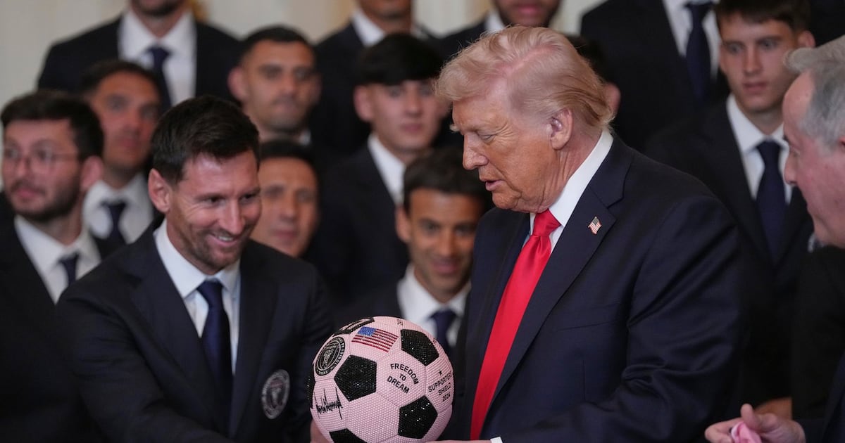 Lionel Messi and Inter Miami feted by U.S. President Donald Trump at the White House for MLS Cup title - CTV News