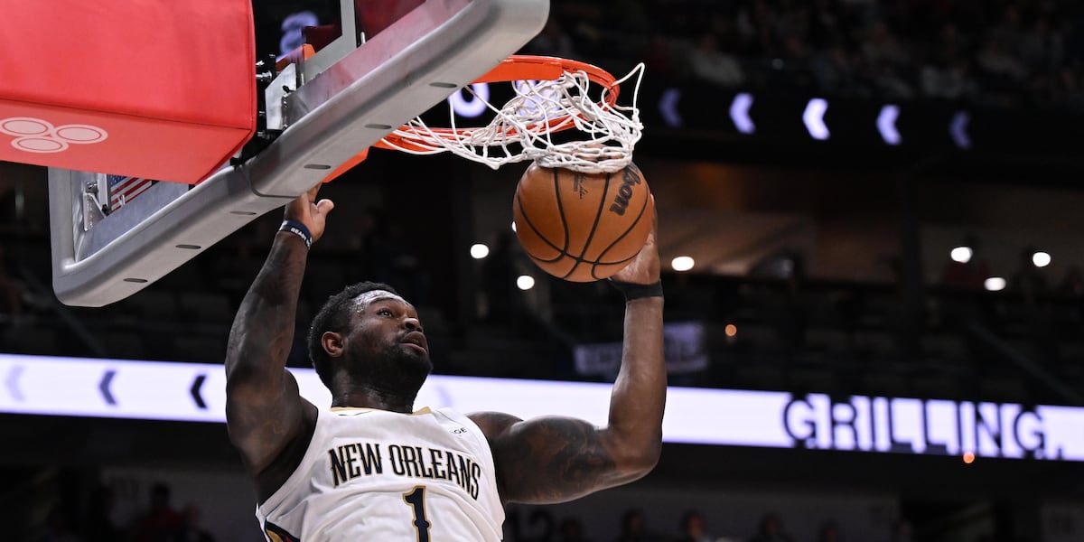 Zion scores 27 as Pelicans rout Mavericks, 129-111