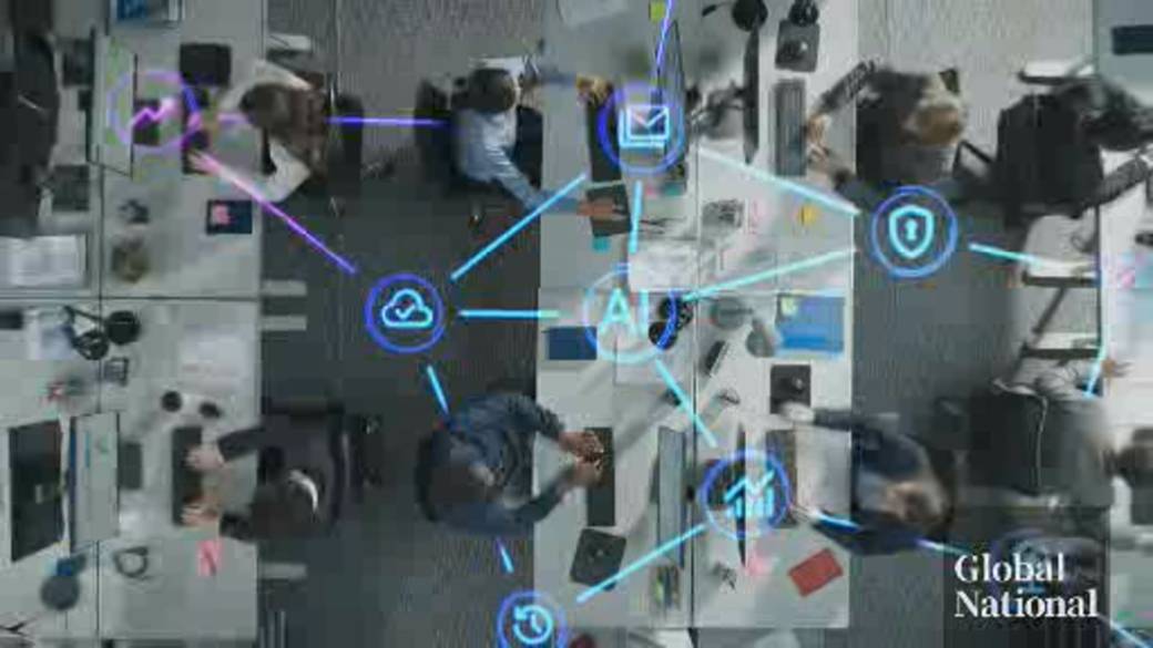 Click to play video: 'How AI implementation impacts job numbers'