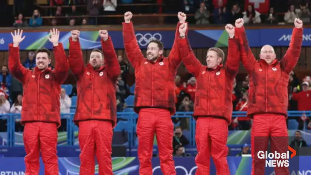Click to play video: '2026 Winter Olympics: Canada men’s curling team captures gold, women win bronze'