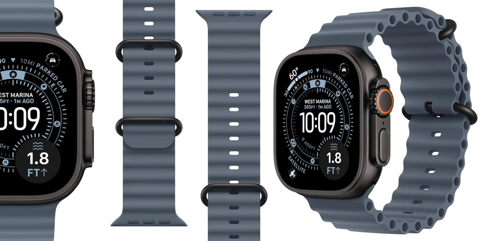 Ocean Band Anchor Blue Apple