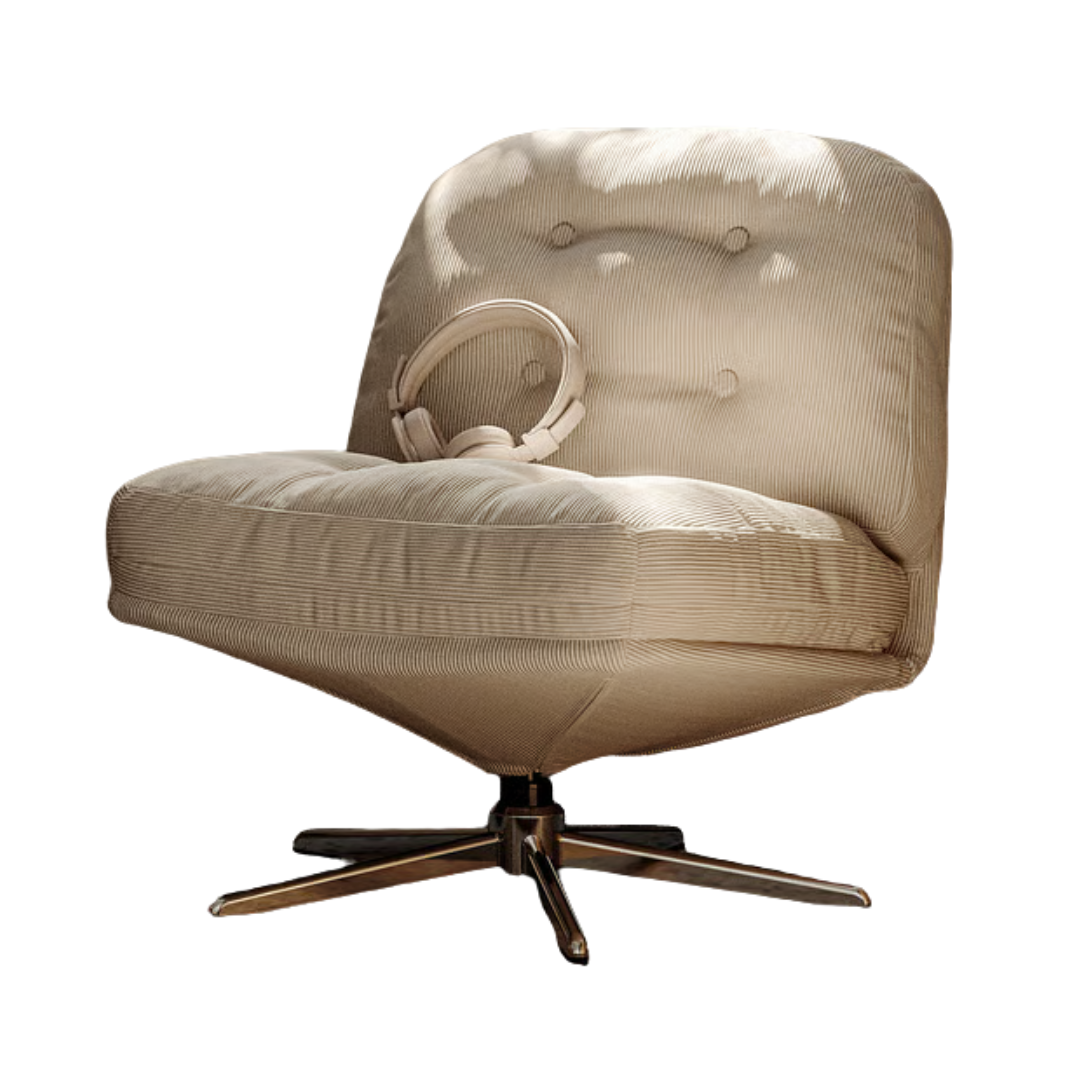 Dyvlinge Swivel Chair - Kelinge Beige