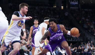 Sensabaugh scores 21, Hinson makes go-ahead 3 as depleted Jazz stun Warriors, 119-116