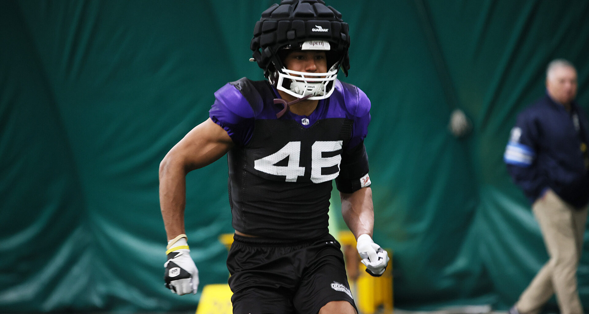 Who's the top defensive player at the CFL Combine?