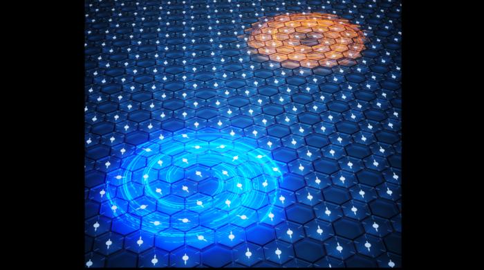 Magnetic vortices in an ultrathin material during the BKT phase