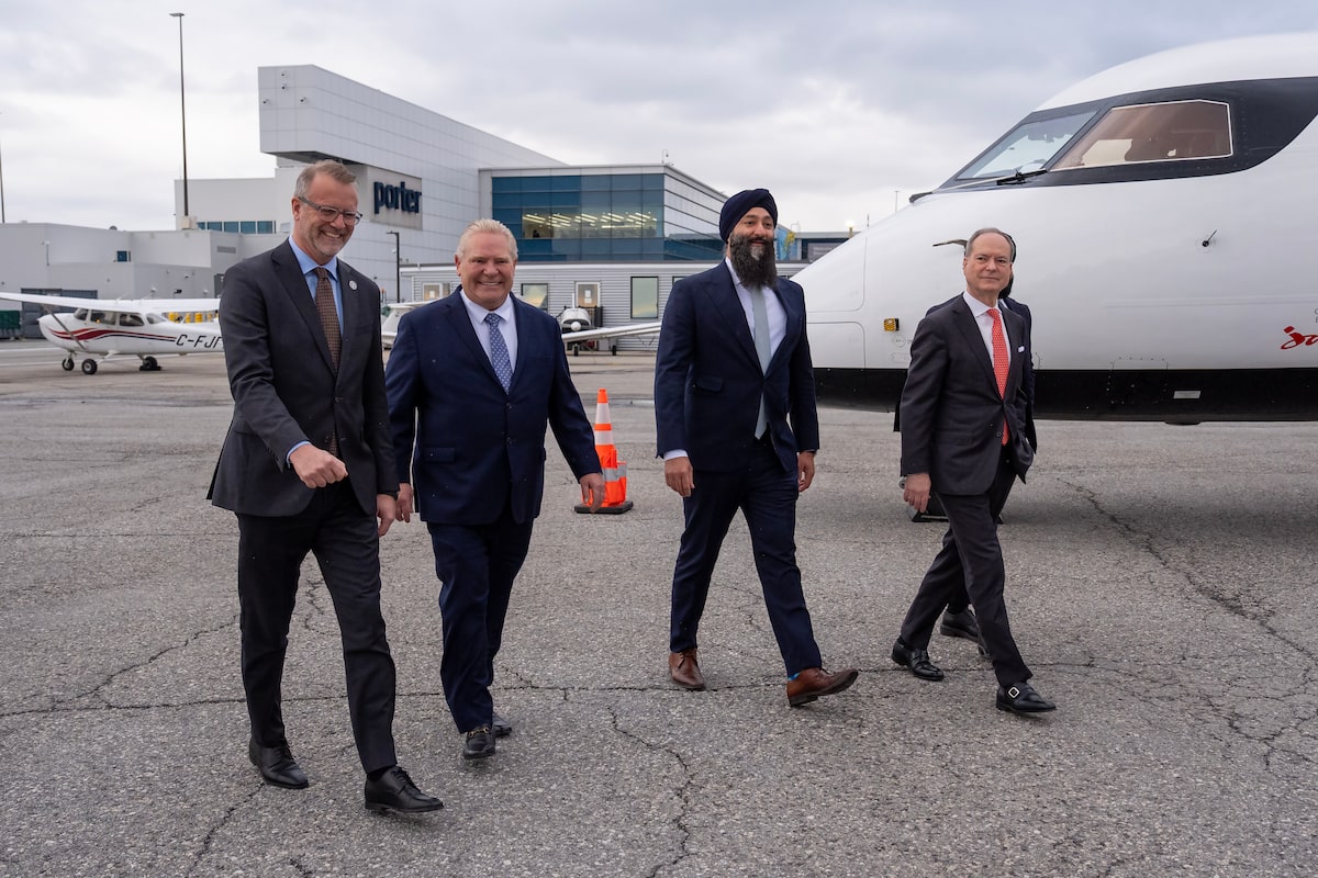 Ford to declare Billy Bishop Airport a ‘special economic zone’ to allow jets