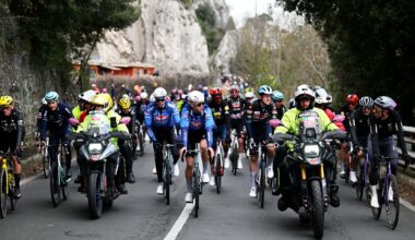 Tirreno-Adriatico stage 3 LIVE - Closed railway crossing briefly neutralises race in cold and wet conditions