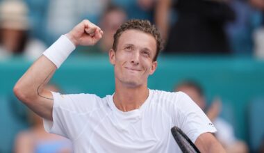 Lehecka routs Fils to reach the Miami Open final and will play for his biggest ATP title