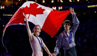 Canada’s Gilles and Poirier claim silver again at world figure skating championships