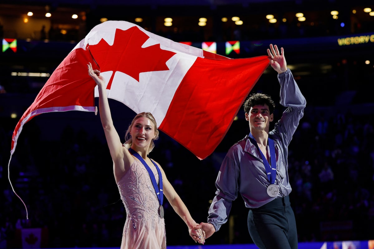 Canada’s Gilles and Poirier claim silver again at world figure skating championships
