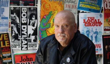 Posters by Stu Reid showcase concert history