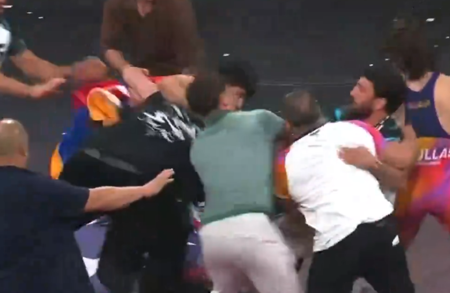 Arman Tsarukyan, Georgio Poullas Have Post-Match Brawl at RAF 6