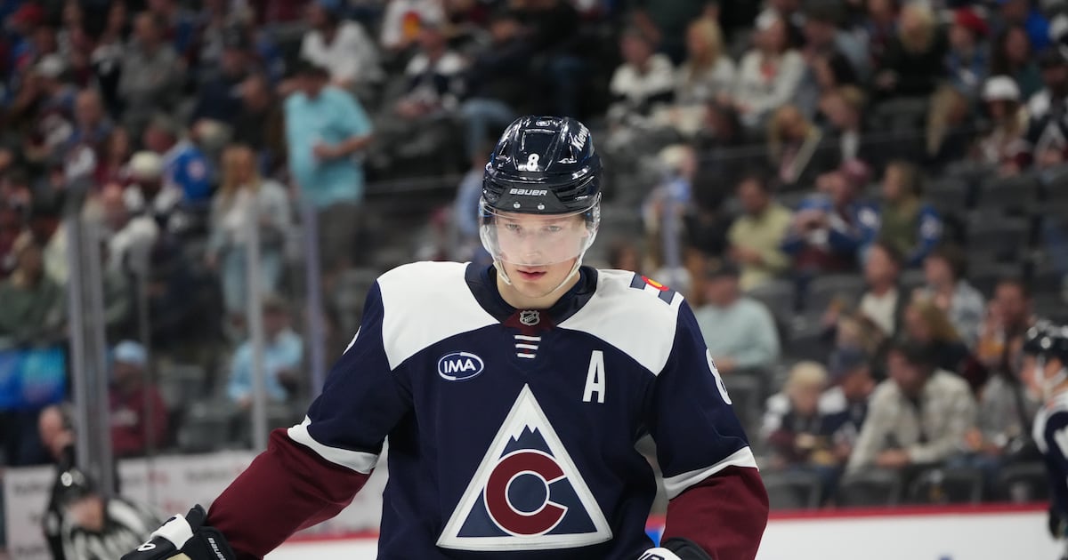 Cale Makar ruled out vs. Calgary Flames with upper-body injury