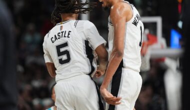 Wembanyama has 32 points, 12 rebounds in return from one-game absence as San Antonio Spurs top Charlotte Hornets