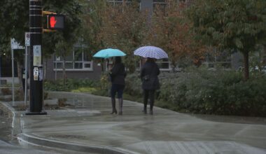 Rainfall warning in effect for Metro Vancouver