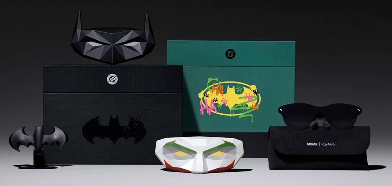 RayNeo Air 4 Pro AR glasses arrive in Batman Limited Justice and Joker Chaos editions