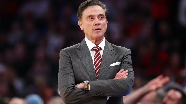 Rick Pitino's timeline of teams coached and career record, from 1975 debut to NBA and St. John's final act image