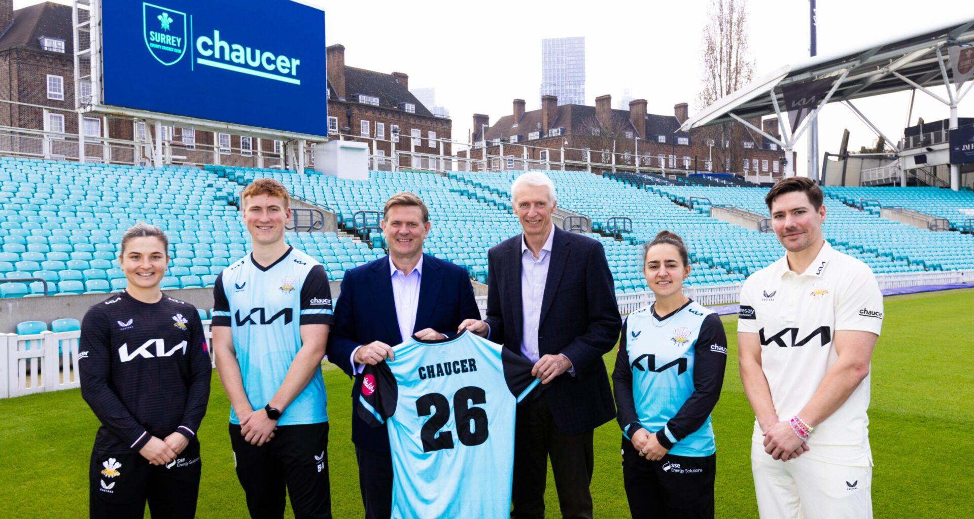 Surrey and Chaucer Group announce new three-year partnership