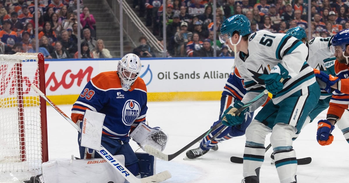 Edmonton Oilers thrilled with team effort that helped sink Sharks
