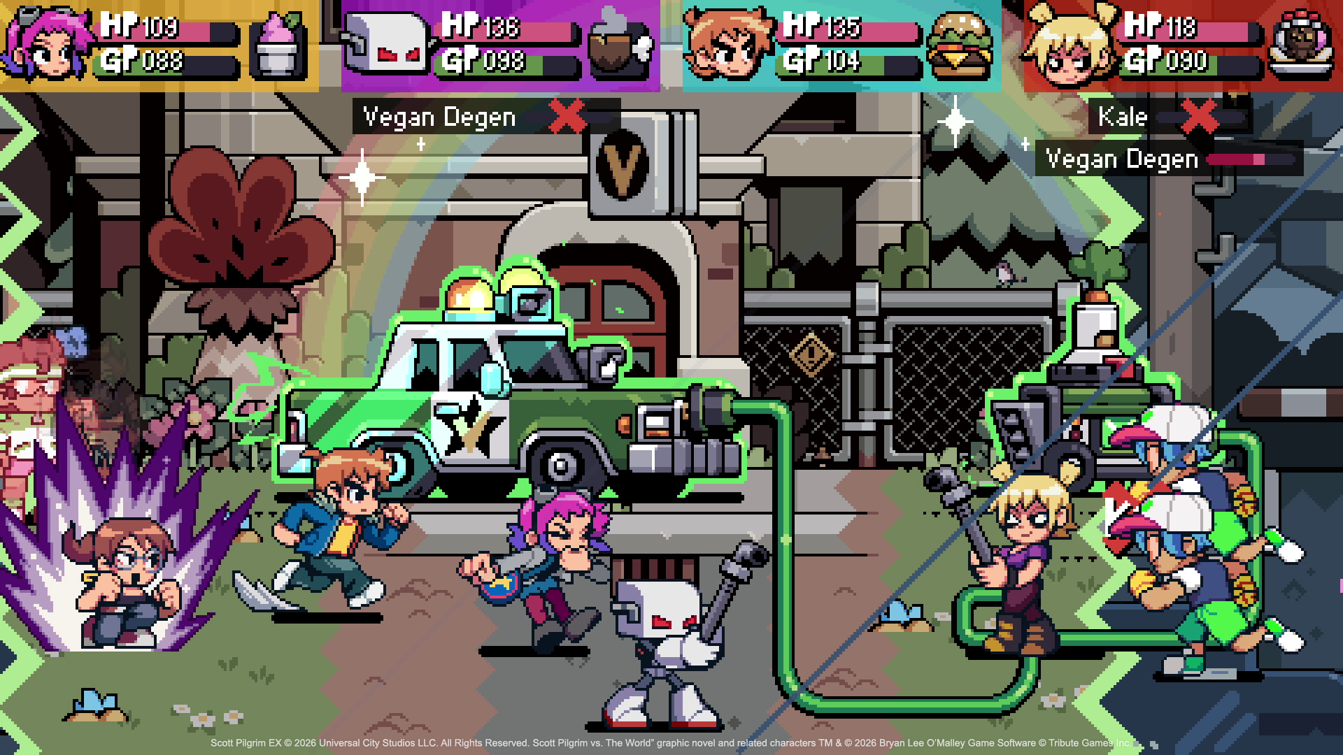 Scott Pilgrim EX four player