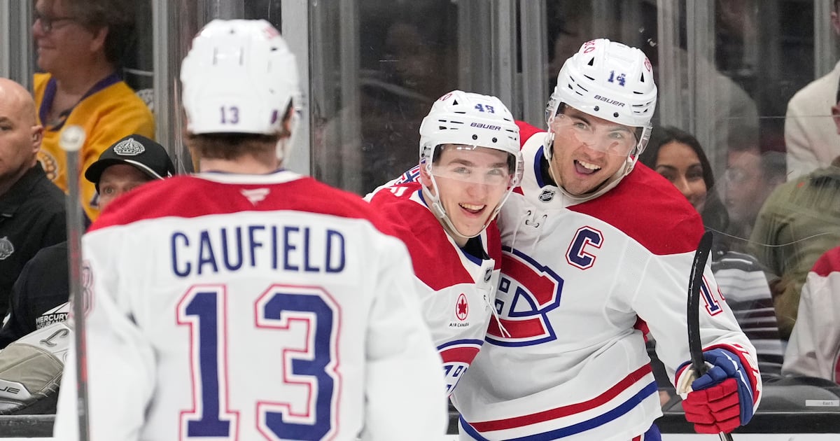 Juraj Slafkovsky, Nick Suzuki lead Montreal Canadiens’ late comeback over Los Angeles Kings