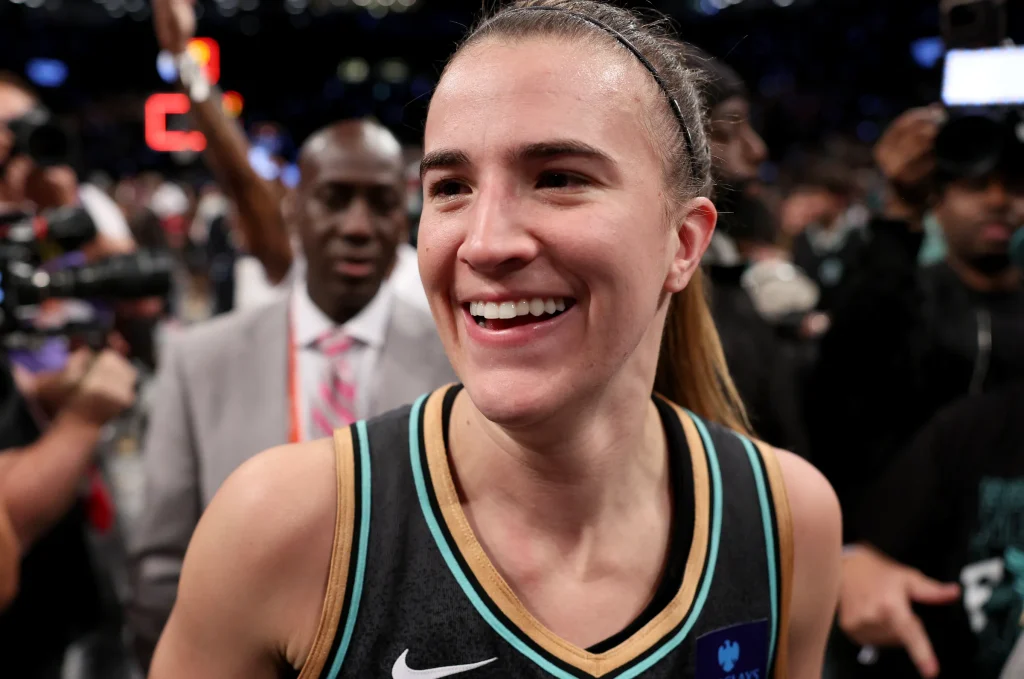 Sabrina Ionescu close-up