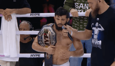 Arman Tsarukyan sleeps Muhammad Mokaev in Hype Brazil, calls out UFC BMF champ for side quest | Video