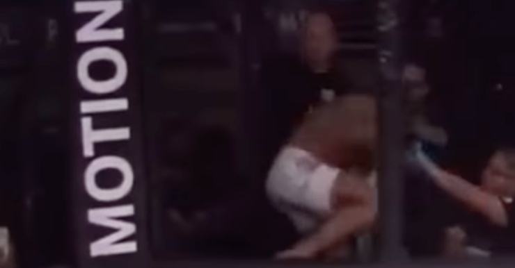 Video: Fighter hilariously falls out of cage before fight, gets knocked out in first round