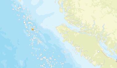 Magnitude 4.3 earthquake strikes off coast of northern Vancouver Island, B.C.