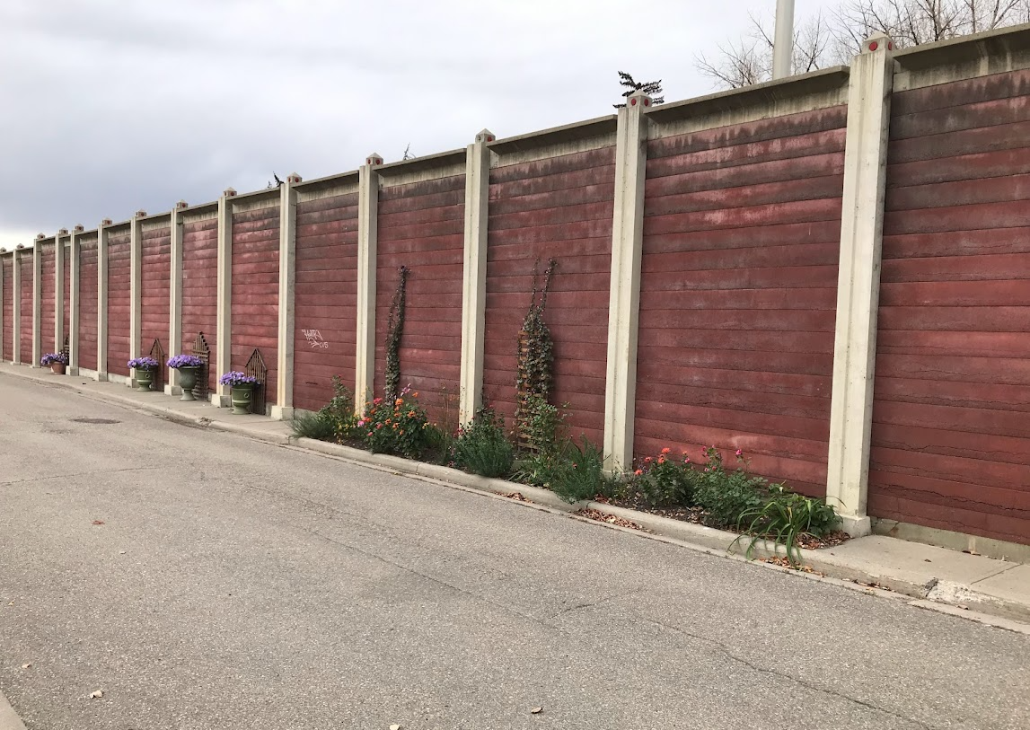 Calgary is home to 100 km of sound walls and fences that sometimes makes me feel like I live in a "walled city." — Everyday Tourist