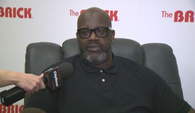 NBA legend Shaquille O'Neal talks Oilers, his clone, and furniture while in Edmonton