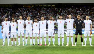 Soccer Football - World Cup - Asian Qualifiers - Group A - Iran v North Korea - Azadi Stadium, Tehran, Iran - June 10, 2025 Iran players line up before the match. (Reuters File)