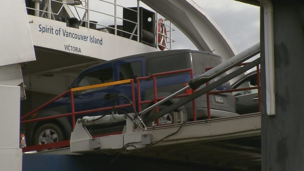 FILE — The Spirit of Vancouver Island sits in dock.