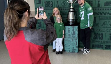 Tommy Stevens savours “full-circle moments” while visiting Saskatchewan schools